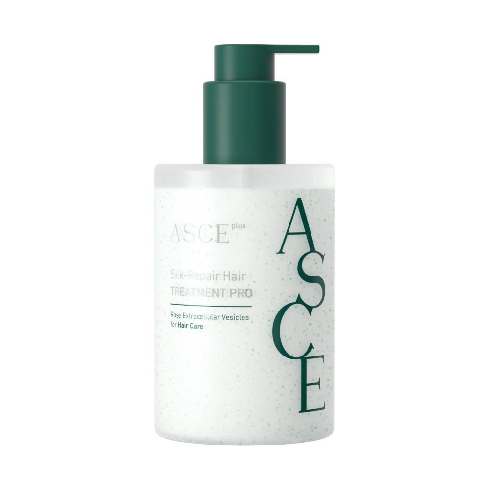 ASCEplus Silk-Repair Hair Treatment PRO – професионален балсам за коса и скалп с коприна и екзозоми от роза Дамасцена, 300 мл